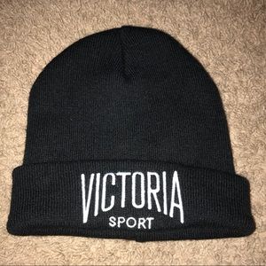Victoria Secret Black sport beanie